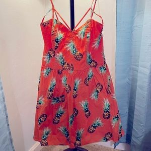 Charlotte Russe Pineapple fit & flare dress